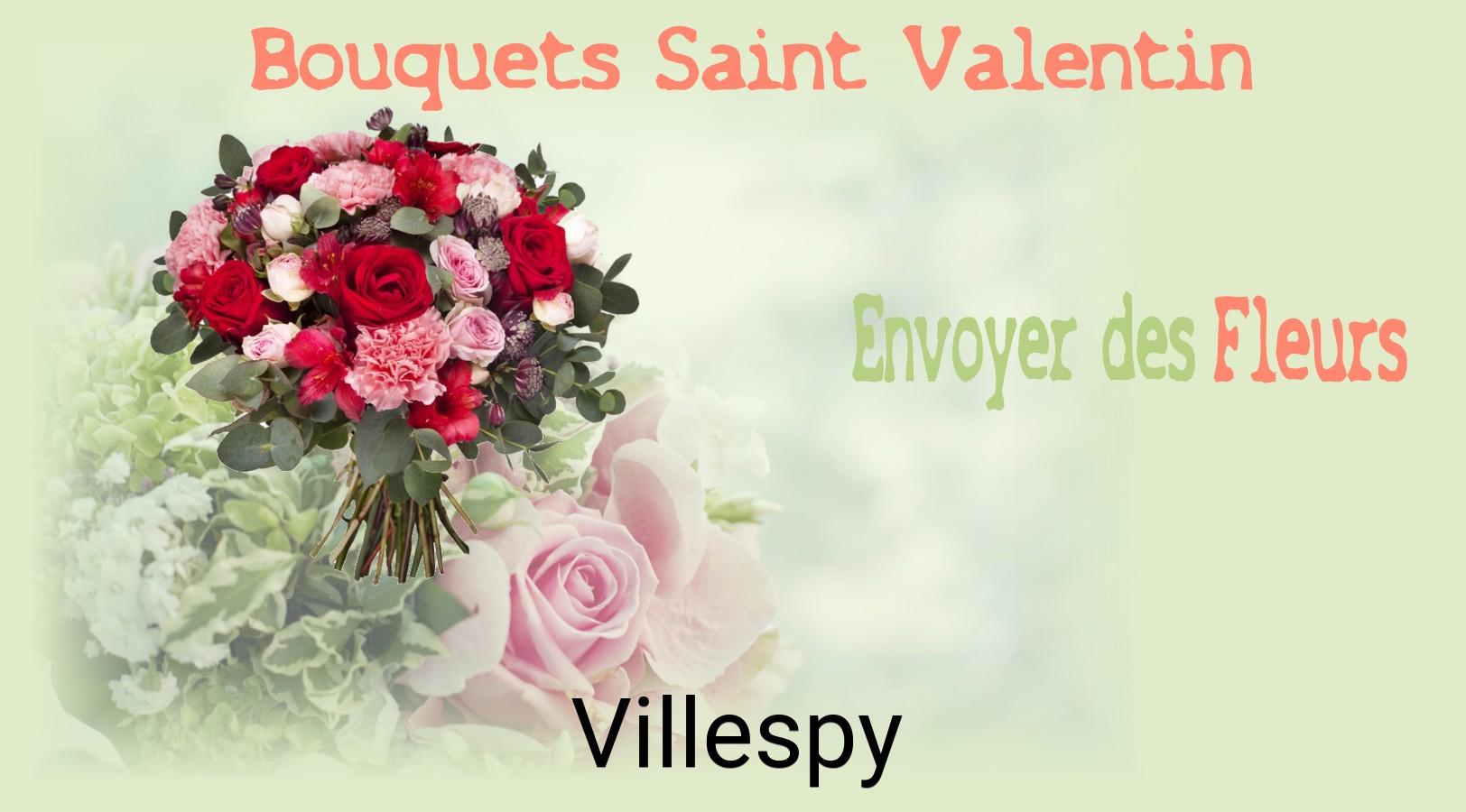 Roses de Saint-Valentin livrées à Villespy